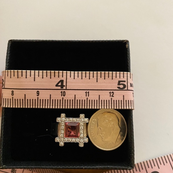 White Gold Tourmaline Ring - Picture 5 of 6